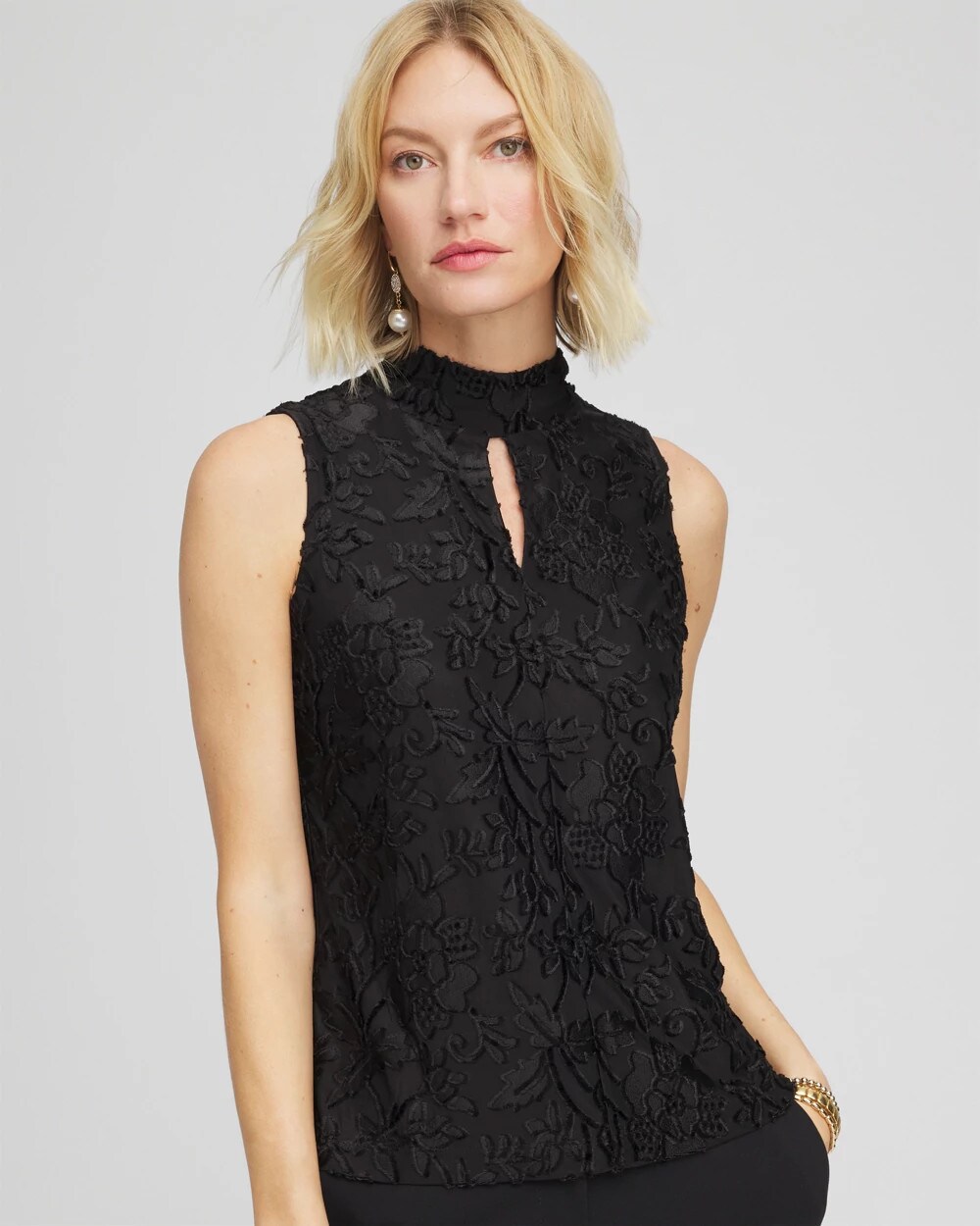 Burnout Mockneck Tank | Chico's